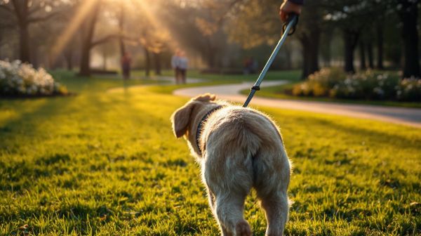 Astuces efficaces pour maîtriser un chien qui tire en laisse